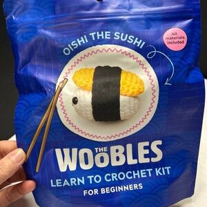 The Woobles Learn to Crochet Kit - Blue Packaging